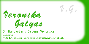 veronika galyas business card